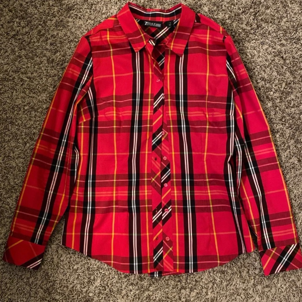 Plaid Blouse